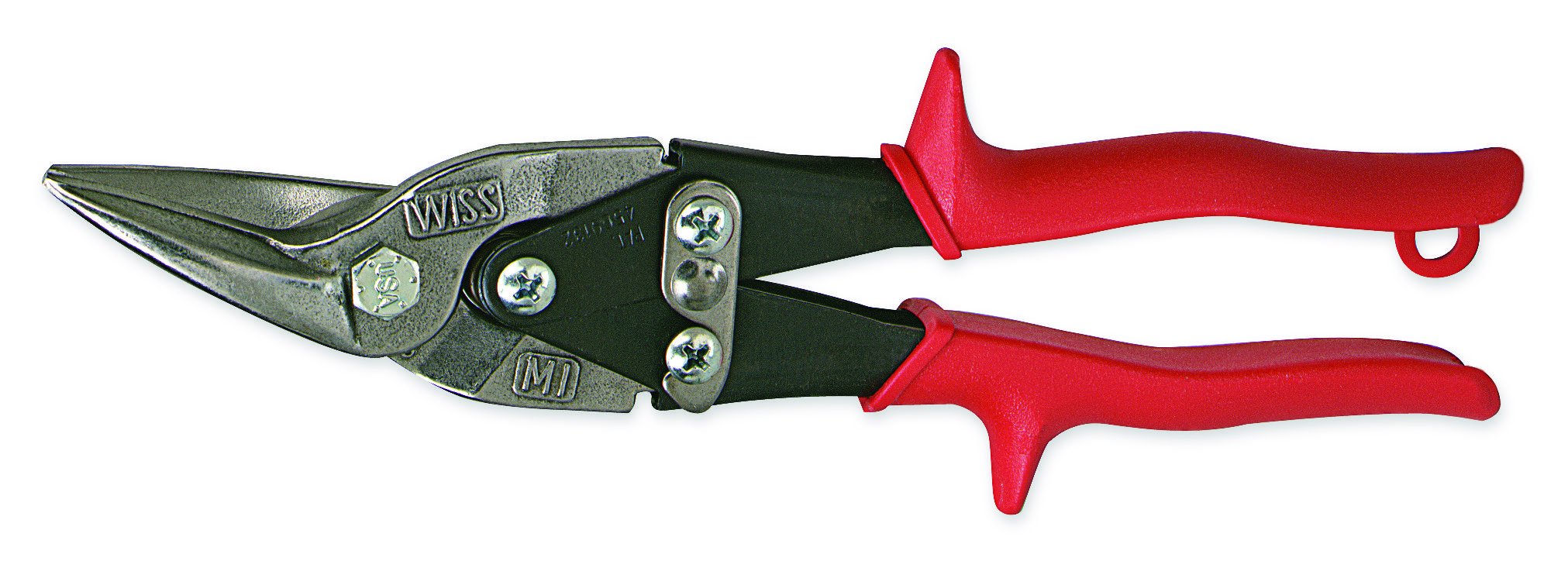 Wiss M1R 9-3/4" Compound Action Snips, Cuts Straight to Left