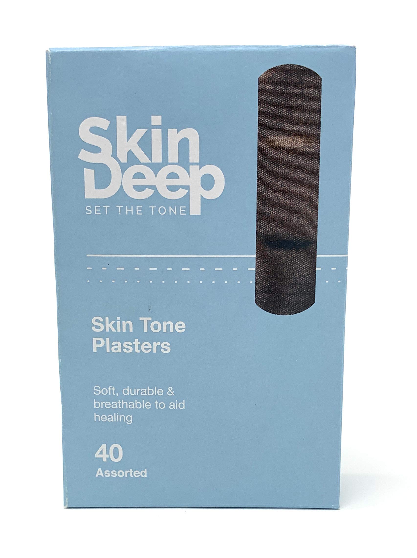 Skin Deep Set The Tone Deep Multi Tone Plasters Tone Plasters Dark Single Pack