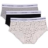 Calvin Klein Kids Girls' Modern Cotton Hipster Underwear 3-Pack