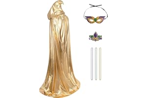 Regenboog Mardi Gras Cape Cape Cloak for Women and Men,Mardi Gras Costume Accessories Adult,Halloween Cotstume