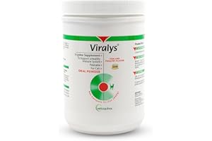 Vetoquinol Viralys Powder – Veterinary Health Product – Supports a Healthy Immune System (L-Lysine) (600 g)