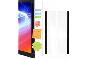 2-Pack Computer Monitor Memo Board, Sticky Note Holder & Message Board for Office Desk, Supplies for Women and Men, Sticky No