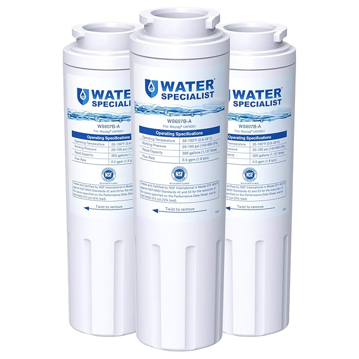 Home & Garden 4X Refrigerator Water Filter for Jenn Air JFI2089AES