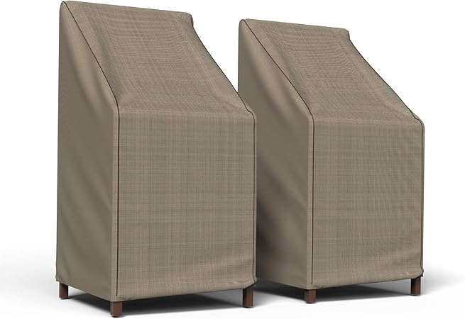 Amazon Com Budge P1a01pm1 2pk Patio Cover For Stack Of Chairs
