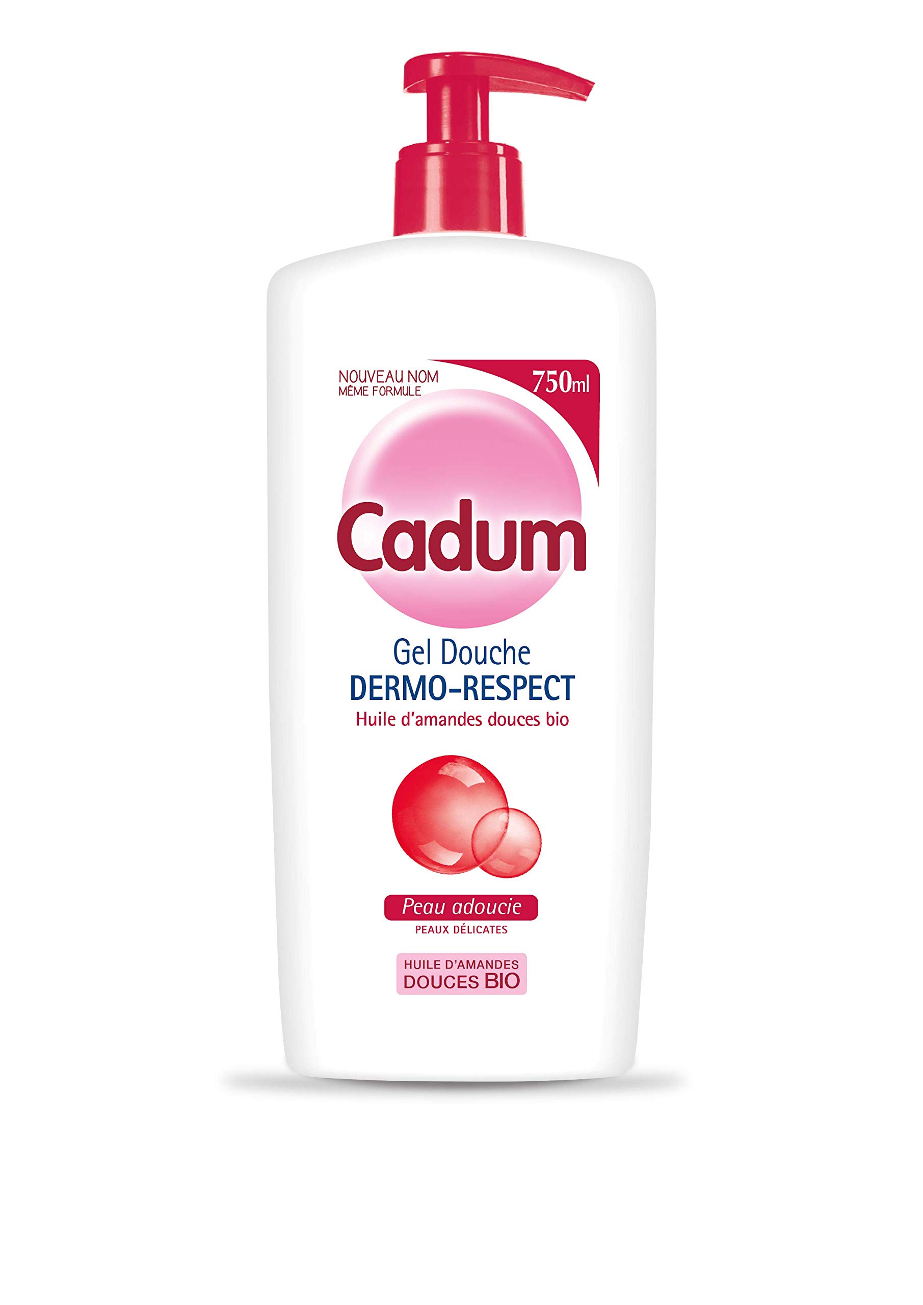 Cadum Dermo-Respect Shower Gel with Organic Sweet Almond Oil 750 ml