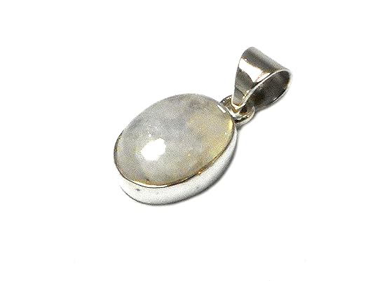 Mondstein Sterling Silber 925 Edelstein Anhänger