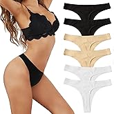 Cinvik Seamless Thongs for Women Brethable Mesh Tanga Panties No Show Low Rise Thong Ladies Underwear Bottom