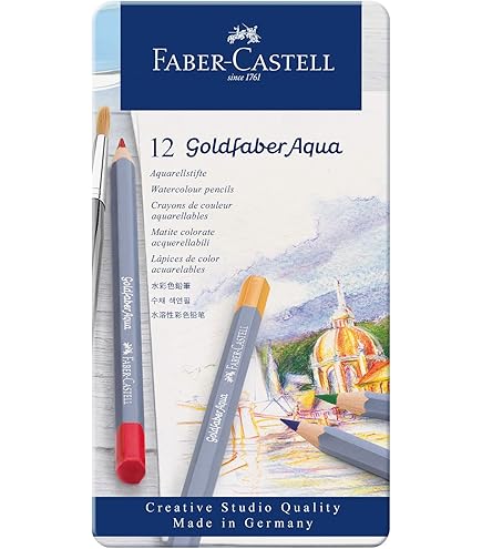 Faber-Castell watercolour Pencils 色鉛筆 Amazon.com : Faber-Castell Goldfaber Aqua Pastel Watercolor