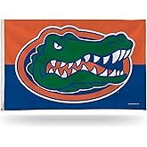 Rico Industries NCAA Florida Gators Two-Tone 3' x 5' Banner Flag Single Sided - Indoor or Outdoor - Home Décor
