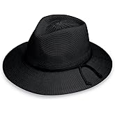 Wallaroo Hat Company Women’s Victoria Fedora – UPF 50+ UV Protection, Wide Brim, Medium Size, Packable 
Adjustable Sun Hat