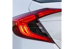 BOGAR TECH DESIGNS Tail Light Tint Kit Compatible with and Fits Honda Civic Sedan 2016-2021, Dark Smoke