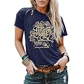 Magical Shirt for Women Magic School T-Shirt Cute Castle Bookish Graphic Tees Family Holiday Vacation Short Sleeve Tops