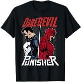 Marvel Daredevil The Punisher Only One Way Graphic T-Shirt T-Shirt Small