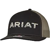 ARIAT Men's Embroidered Pop Up Cap, Black/Green