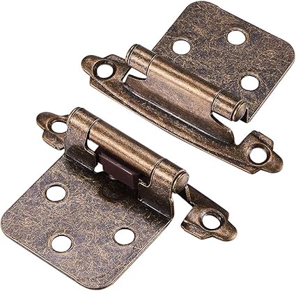 INCREWAY 1 par Bisagras de Gabinete, 70 * 30mm Bisagras Plegables Retro