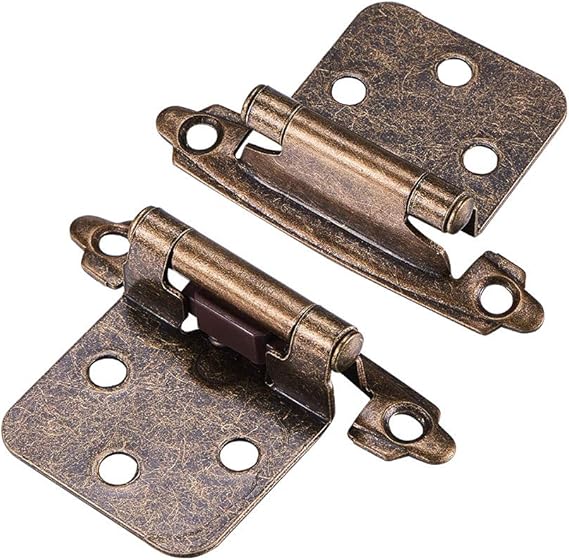 INCREWAY 1 par Bisagras de Gabinete, 70 * 30mm Bisagras Plegables Retro