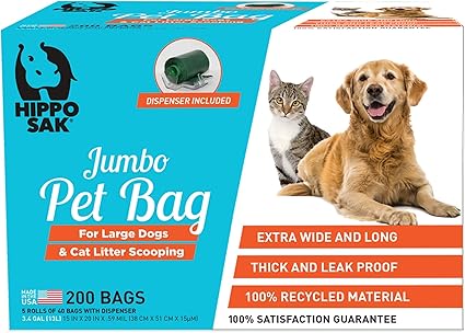 amazon prime dog poop bags