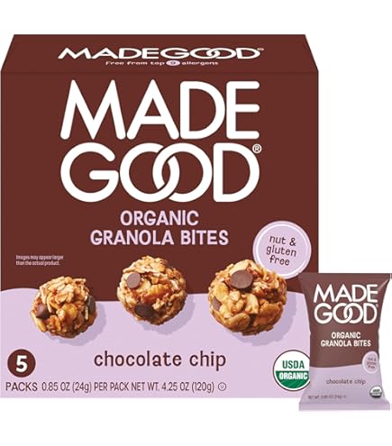 Amazon.com: MadeGood Chocolate Banana Granola Minis, Vegan