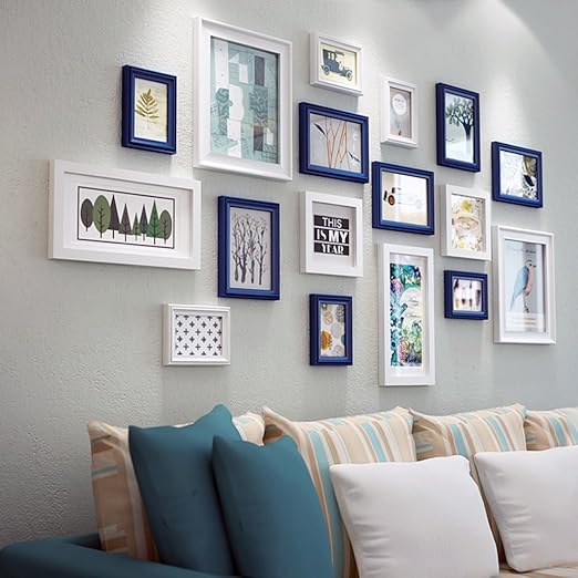 17 Marcos De Fotos Casa Moderna Composicion Foto Pared Sala De