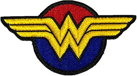 Dc Comics Wonder Woman Klettverschluss Bestickt Patch Badge Logo
