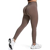 JOYSPELS Workout Leggings for Women V-Back Scrunch Booty Lifting Non See Through High Waist Gym Leggings No Front Seam Pants