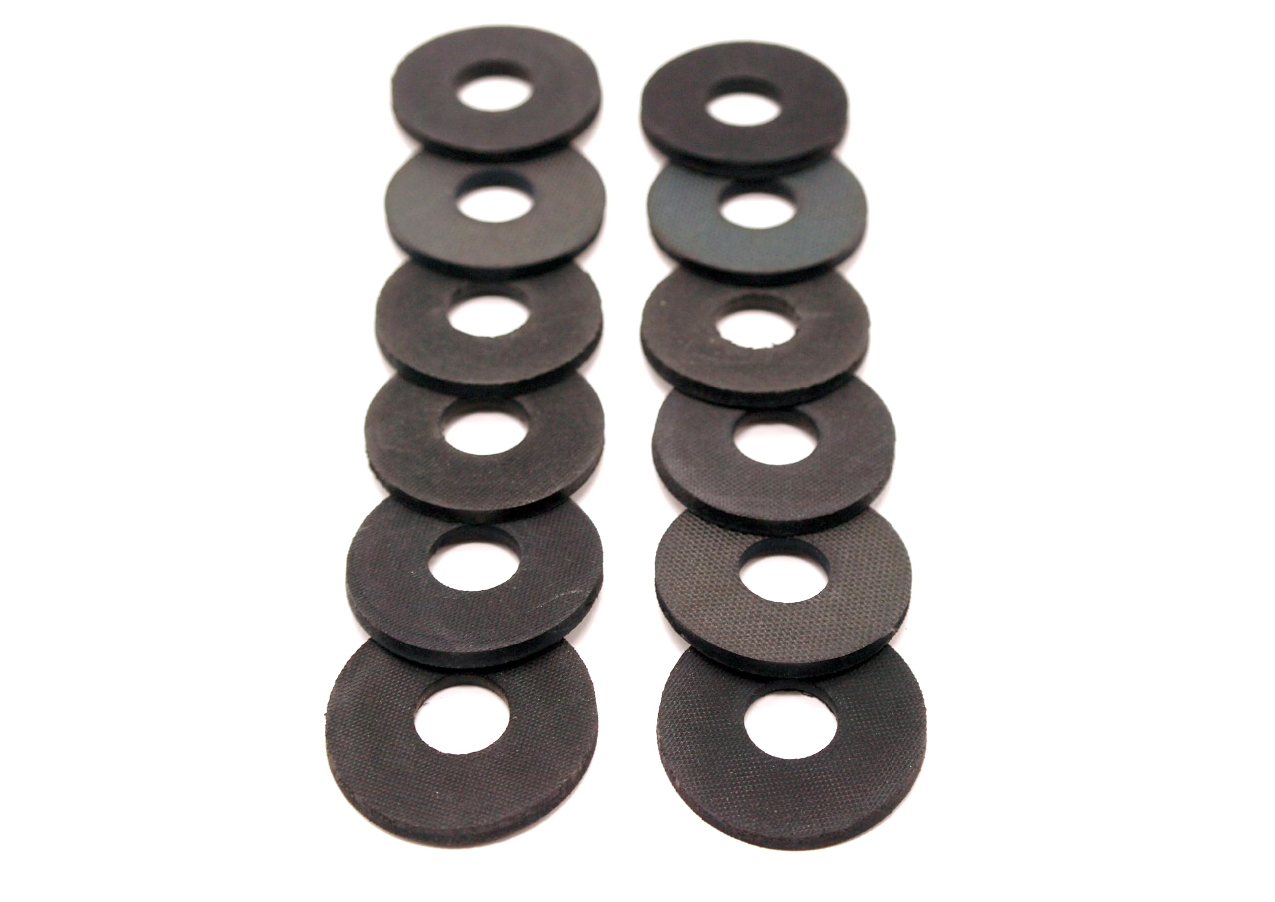 Rubber Penny Washers M12 x 36mm, 12.7mm Inner D x 36mm Outer D x 3mm Thick Pack of 12 (M12 x 36mm)
