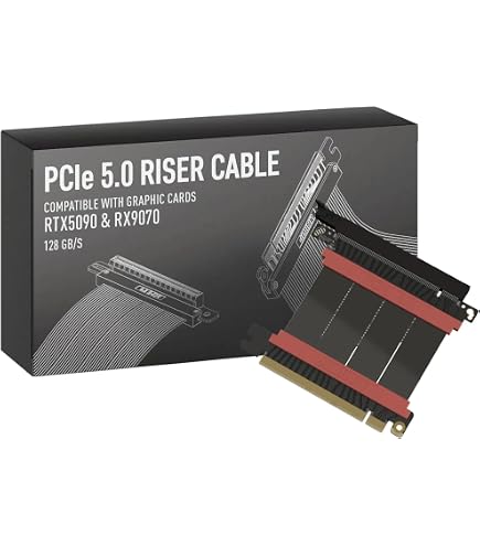 Amazon.com: LINKUP PCIE 5.0 Riser Cable | for Vertical GPU Mount