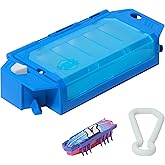 HEX BOTS Nano On-The-Go Launcher, Carrying Case &amp; Toy | Holds Up to 6 Nano Bots, Button to Launch Bots, Portable Design, Bag Clip Included, STEM Mini Robot Toys for Kids Ages 3+