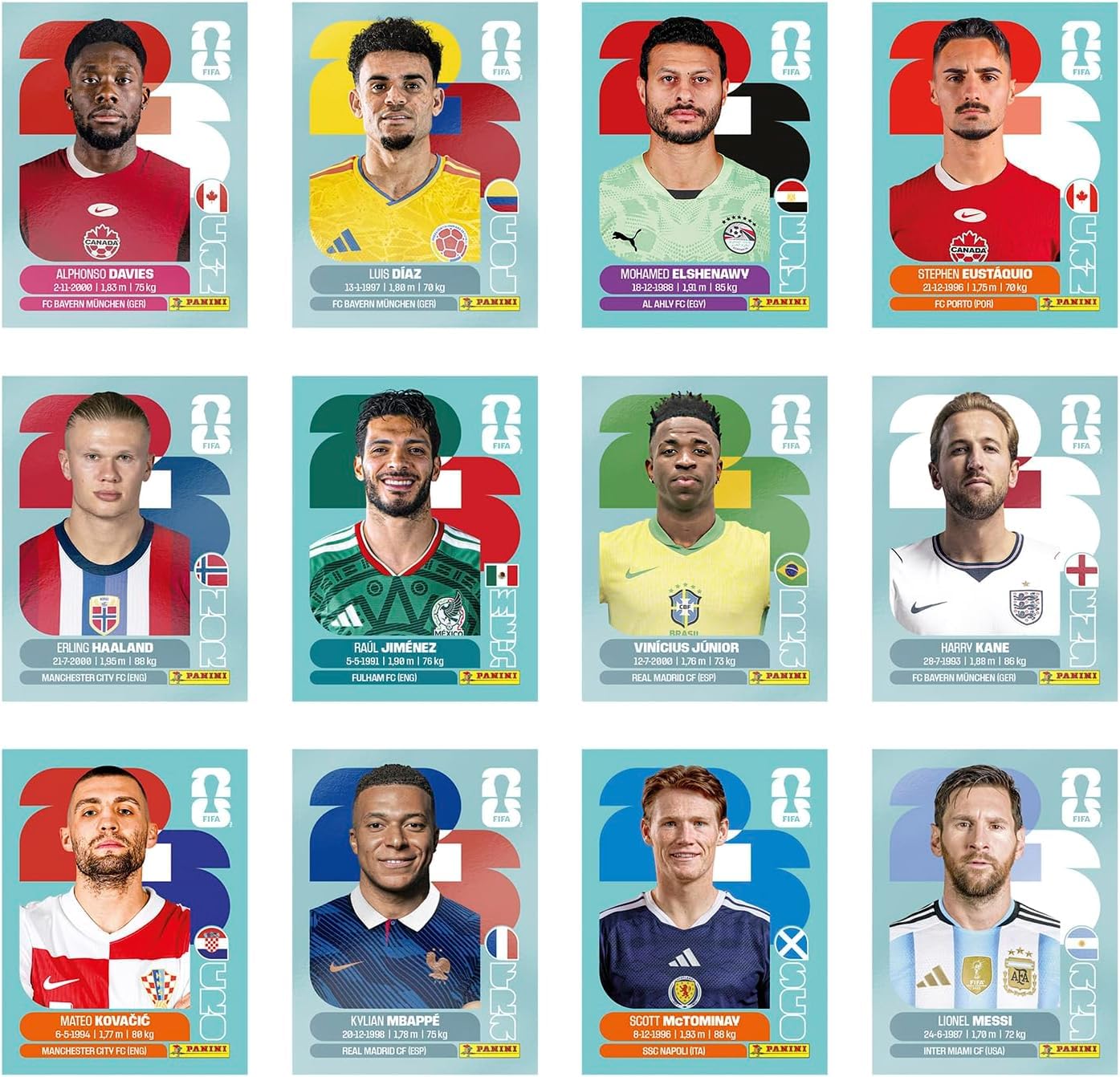 Panini Sticker zur FIFA-Weltmeisterschaft 2026 – Metallbox Pocket 8 Taschen 7