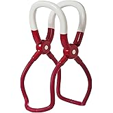 PrepWorks Spring Loaded Jar Lifter - Ergonomic Gripper for Safe and Easy Lifting of Canning Jars, BPA-Free