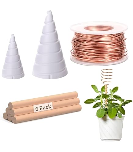 BEITABEI Lot De 10 Piquets Longs En Cuivre Pour Plantes D