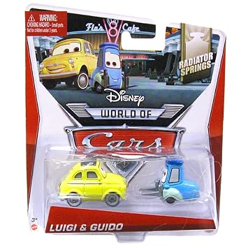 Disney World of Cars, Radiator Springs Die-Cast, Luigi & Guido #3,4/15, 1:55 Scale