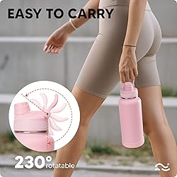 Swigina [2-IN-1 LID] Insulated Water Bottle with