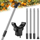 2 Set Adjustable Tree Branch Support, 18"-60" Tree Support Pole with Crutch | Stainless Steel Fruit Tree Branch Support Tree Braces for Leaning Plant Breakage Prevention
