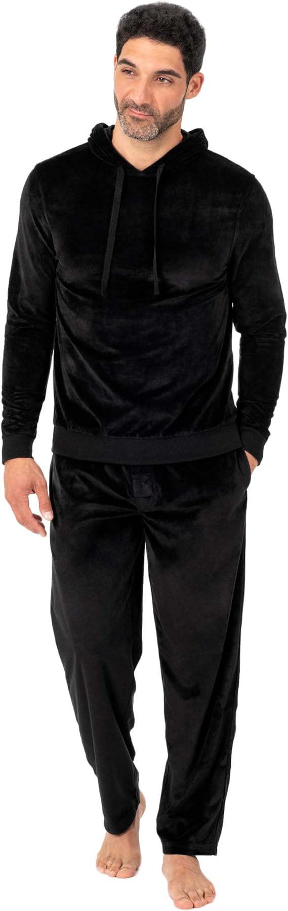 velour pullover hoodie