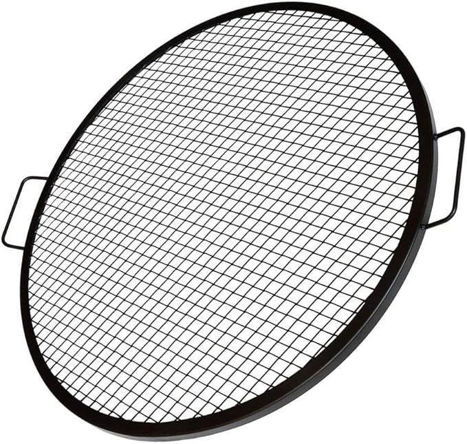 Onlyfire X-Marks Outdoor Campfire BBQ Grill, Round - 36 Inch