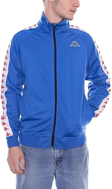 red white and blue kappa jacket