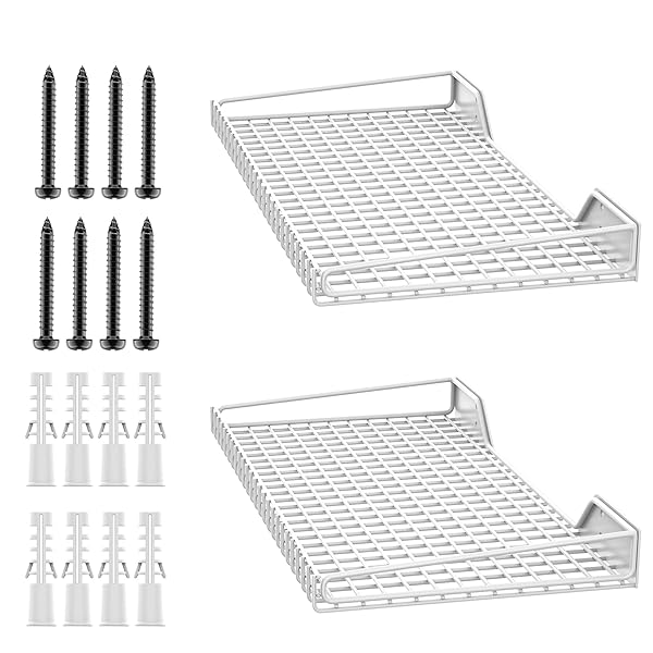TORACK 2 PACK WALL MOUNTED STORAGE SHELVES, 23.5″...