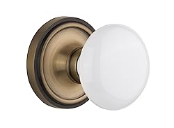 Nostalgic Warehouse Classic Rosette White Porcelain