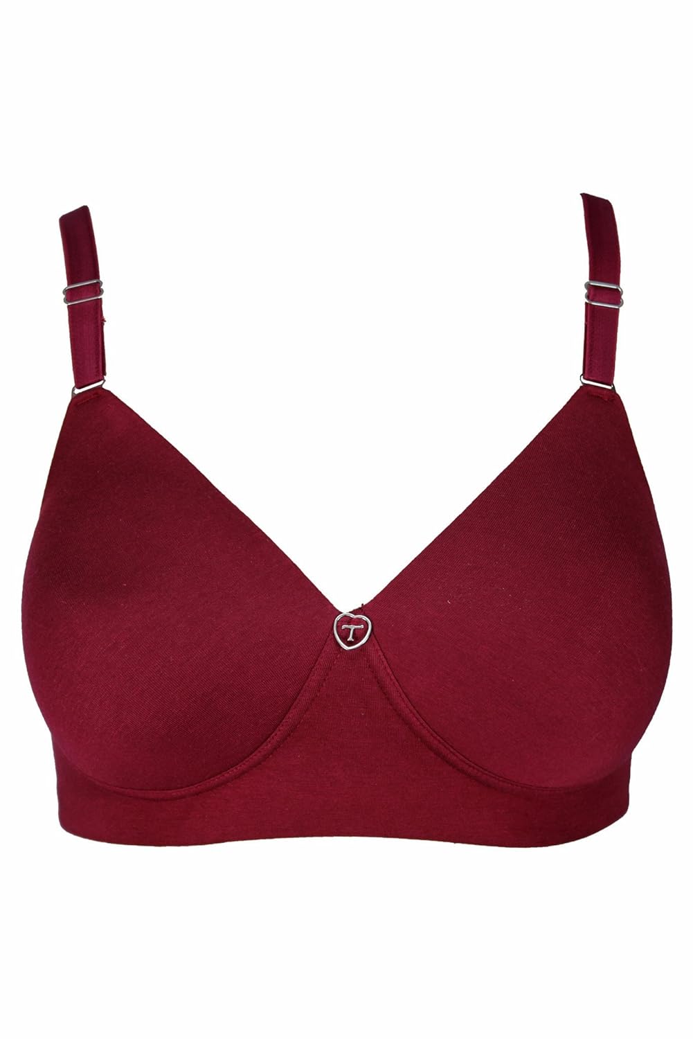 Buy TRYLO Milan Collection Vivanta Paded Bra Maroon at Amazon.in