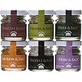Casina Rossa Gourmet Sea Salt Gift Pack - 6 x 1.1 oz. Jars