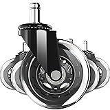 GTRACING Office Chair Wheels, 3" Heavy Duty Casters