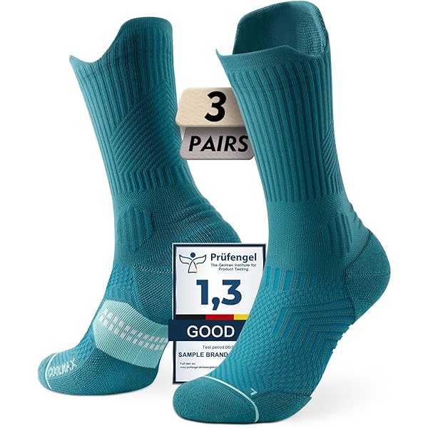 thumbnail image 2 of Performance Run Sock Crew Unisex Yeşil Koşu Çorabı 3013A981-300 2 of 13