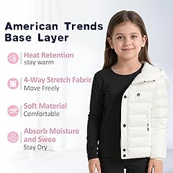 Thermal Underwear for Kids Ski Long John Set Unisex