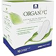 Organyc 100% Certified Organic Cotton Inside and Out Feminine Pads, Sanitary Napkin, Heavy Flow, 10 Count