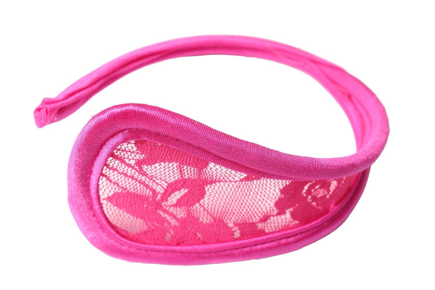 Hot Pink Women'S C String Fashion And Beautiful Lace Invisible Underwear (601951080334)
