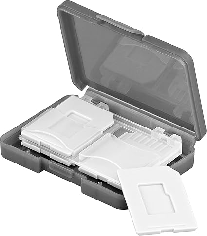 Caja para tarjetas de memoria Tarjeta SD de 4 x 2 unidades: Amazon.es: Informática