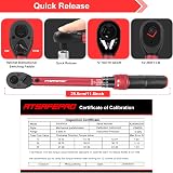 ATsafepro Torque Wrench 3/8 In Drive 5-60 Nm Dual Direction Click Wrench view 2