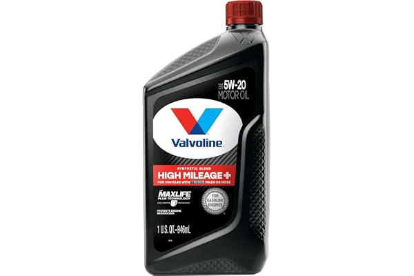 Valvoline High Mileage 150K with Maxlife Plus Technology 5W-20 Motor Oil 1 Quart