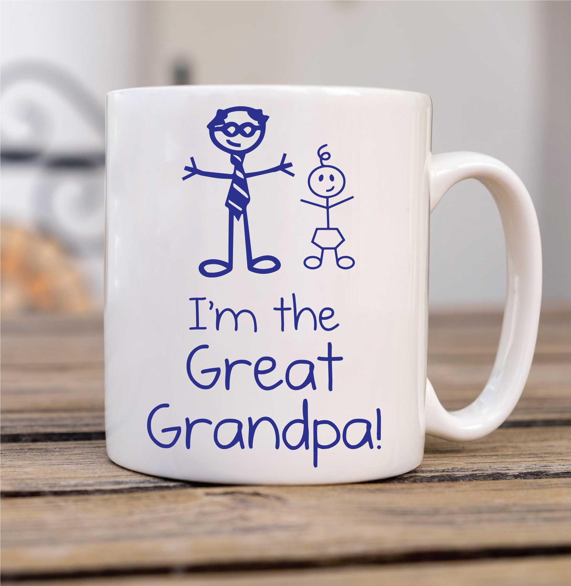 60 Second Makeover Limited I'm The Great Grandpa Mug Gift Cup Ceramic Present Family New Baby
